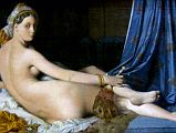 Paris Louvre Painting 1814 Jean-Auguste-Dominique Ingres - Le Grande Odalisque 